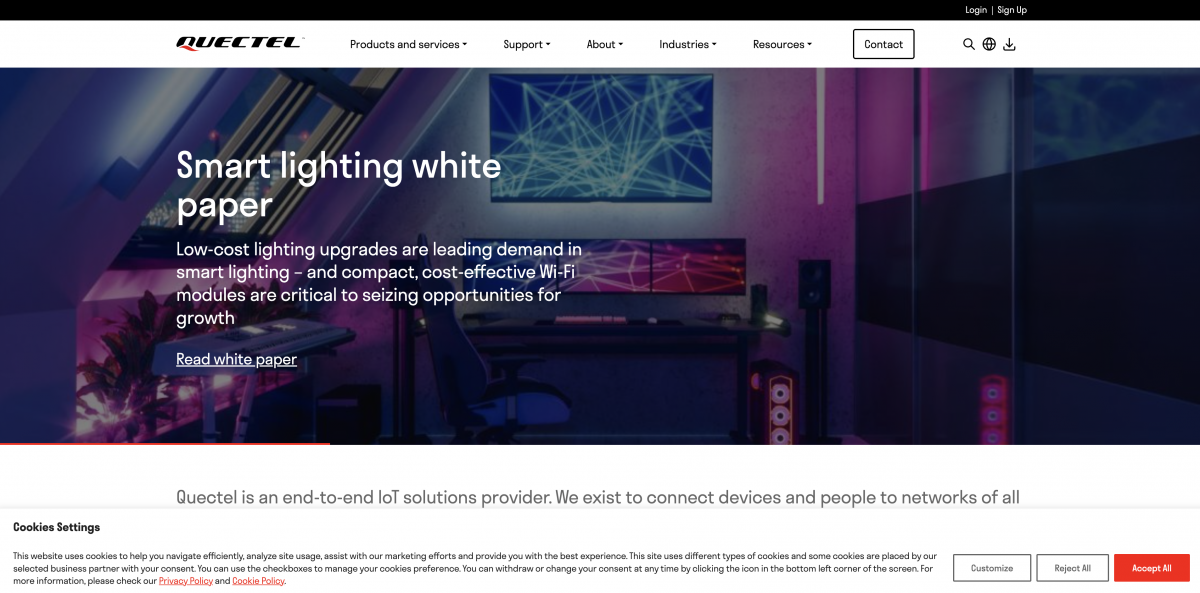 Quectel Website